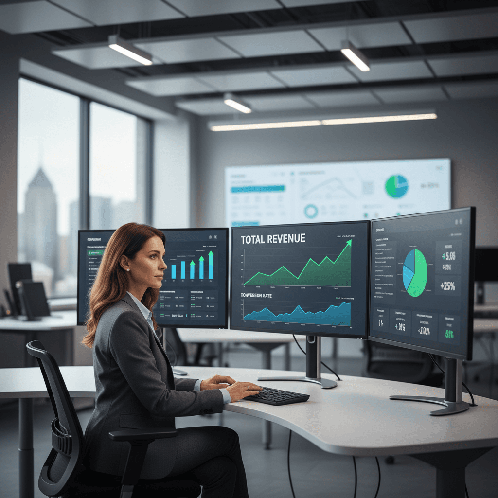 Revenue tracking and performance metrics