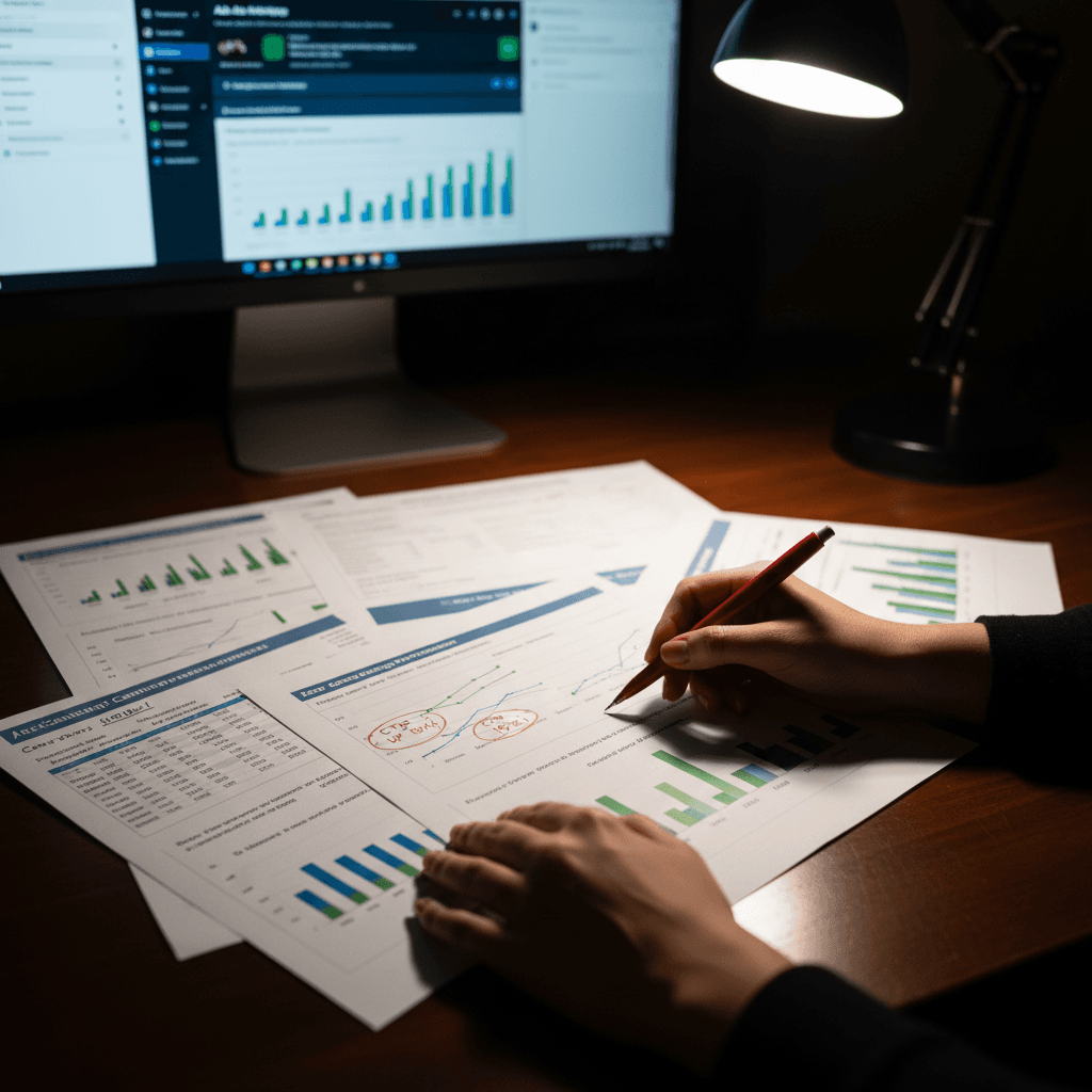 Detailed account analysis and audit process